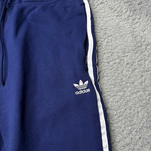 Adidas Pants Adult Medium Blue Logo Jogger Sweatpants - Picture 8 of 10